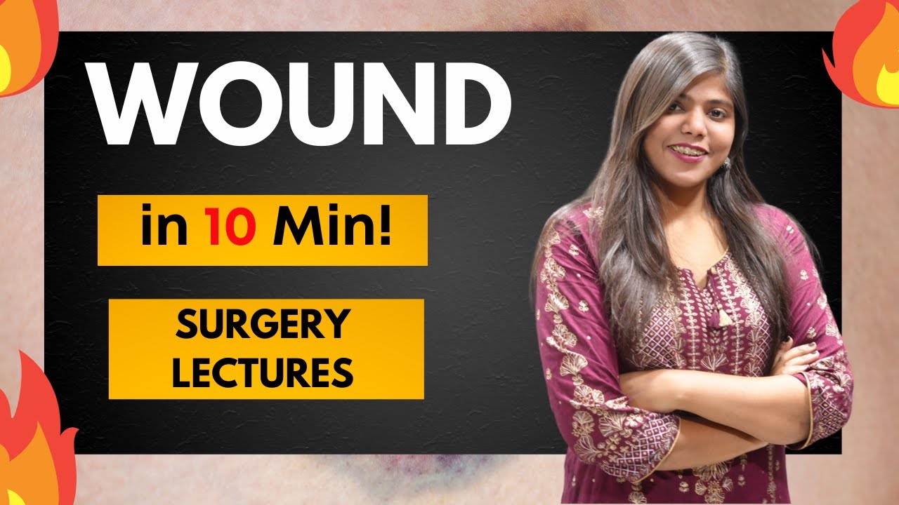 Wound - Definition, Clinical Features, Treatment | Wound Healing | Surgery Lectures and Notes