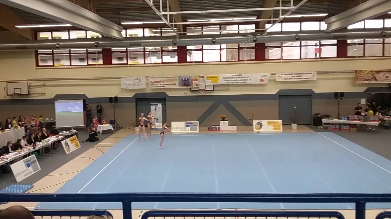 Sachsenmeisterschaft 2016 _ Leonie Zado, Jasmin Meyer, Lena Jasef - Dynamicübung