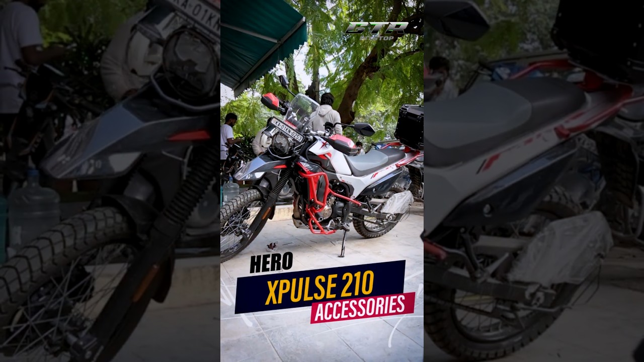Hero Xpulse 210 Accessories at GTR Pitstop &ndash; Must-Haves for Adventure Riders!