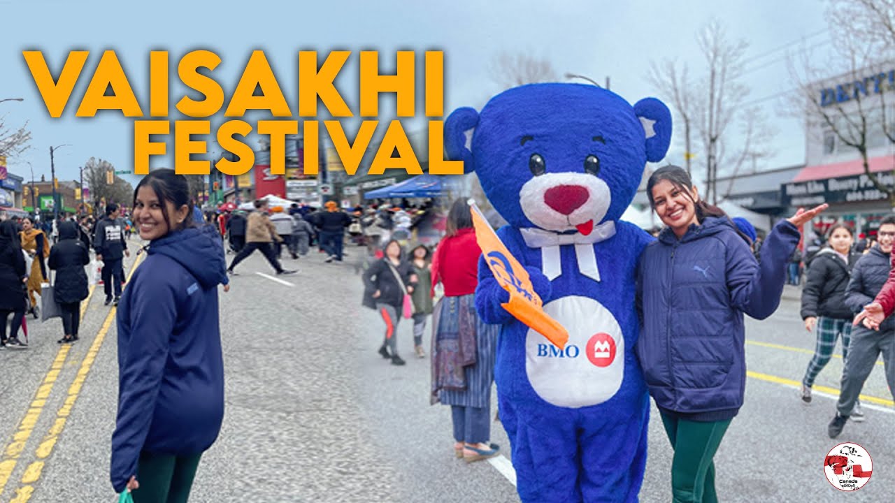 Vaisakhi Celebration in Vancouver🇨🇦 | කැනඩාවේ පුංචි ඉන්දියාව |  VLOG#2 | Canada | Canada Bodare