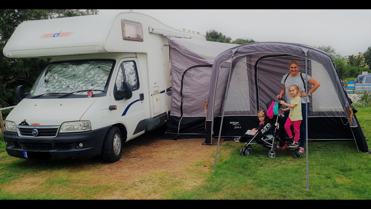 Freshwater Beach Holiday Park, Bridport, Dorset in our motorhome