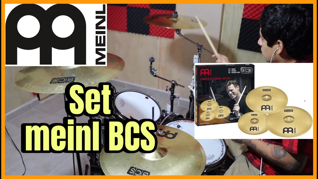 Set Meinl BCS Hihats 14” Crash 16” Crash/Ride 18” (Prueba de Sonido) || Alvaro Aguilar
