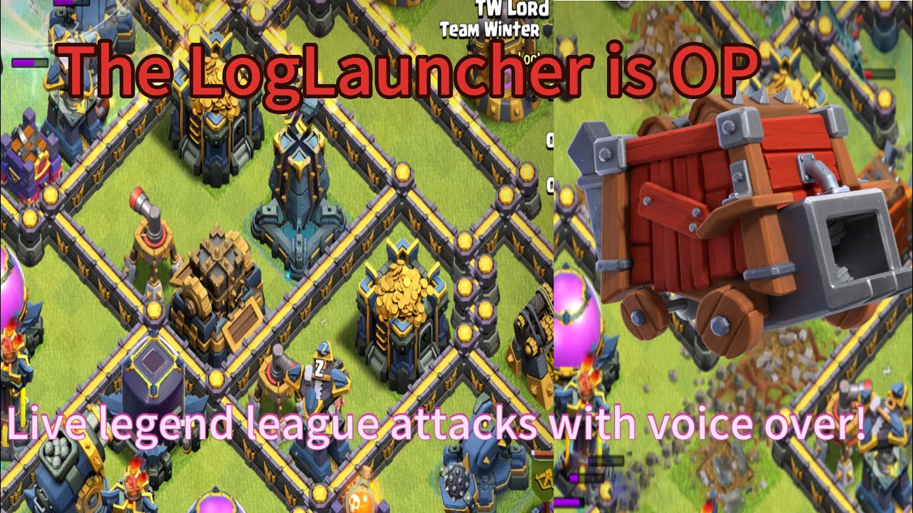 The Log Launcher is OP! Must try! Live legend league attacks WITH VOICE OVER! Day 6 Clash of Clans