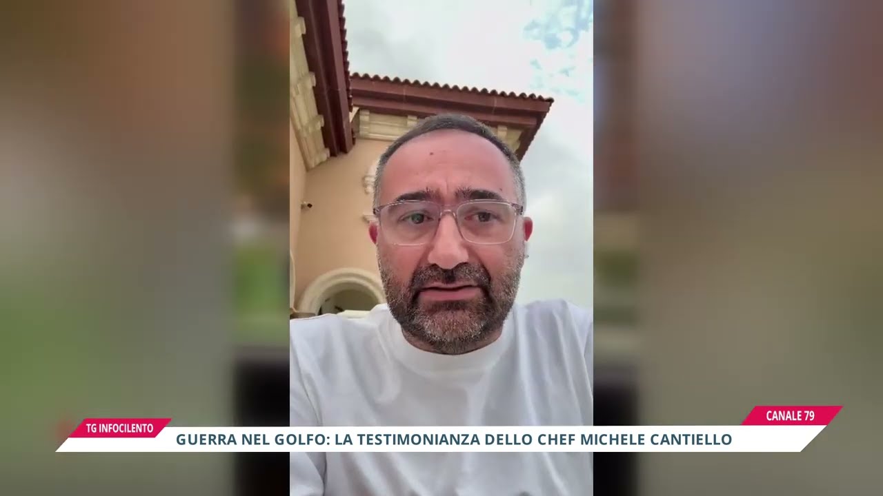 Guerra nel Golfo, parla lo chef cilentano Michele Cantiello: «Qui la vita procede normalmente»
