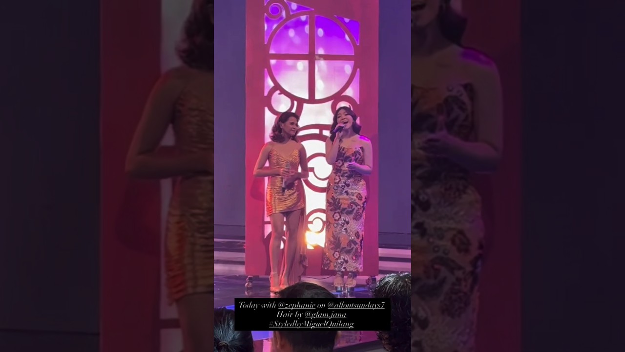 [Off-cam] #Zephanie & #NayaAmbi Queendom performance on #AllOutSundays