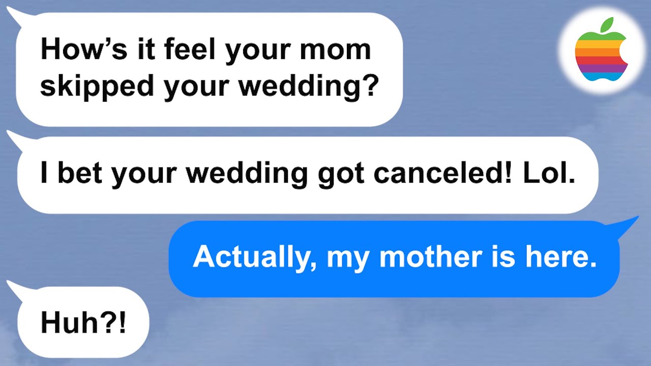 【Apple】My mother keeps calling me ugly but when she crashes my wedding I had enough. Good riddance!