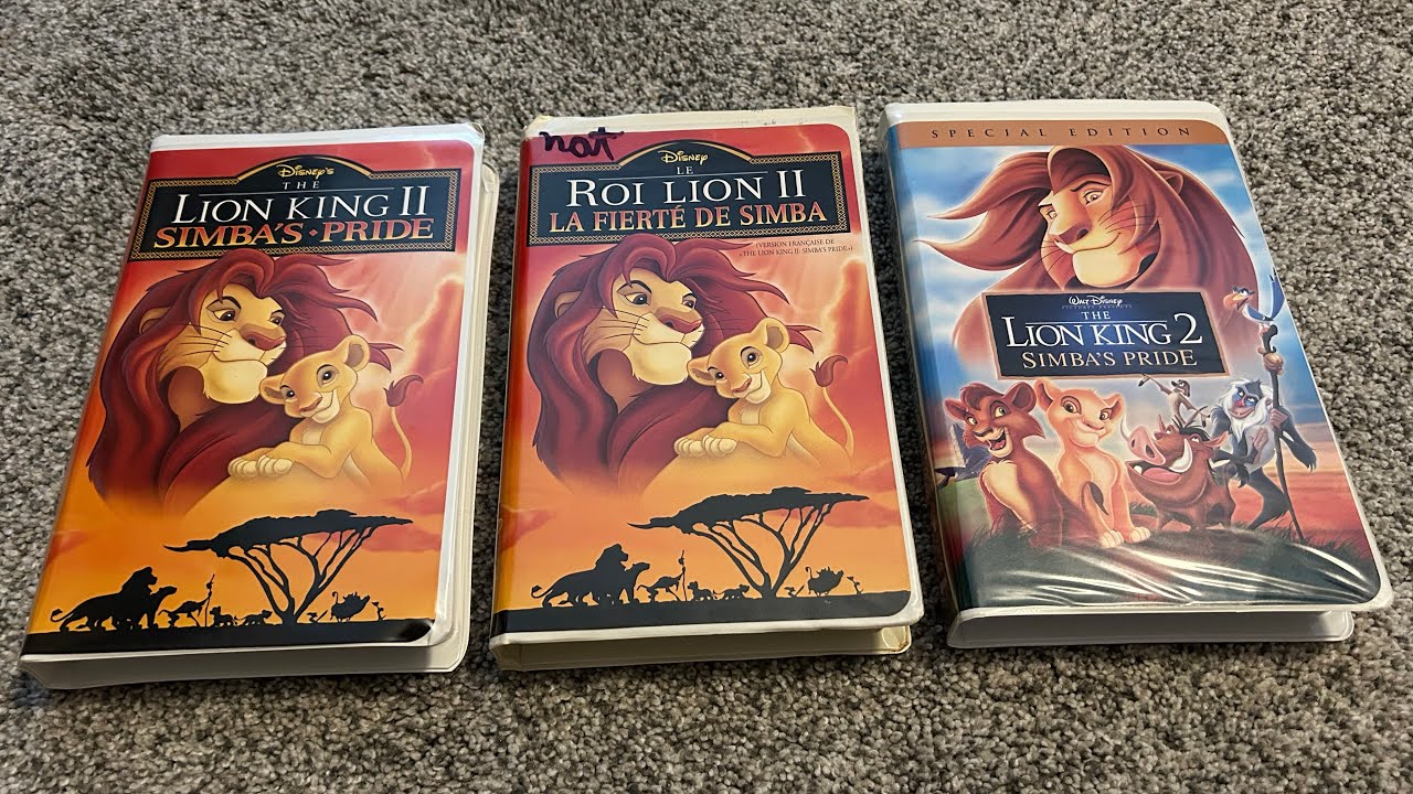 The Lion King 2 Simba’s Pride VHS Overview (2024 Edition)