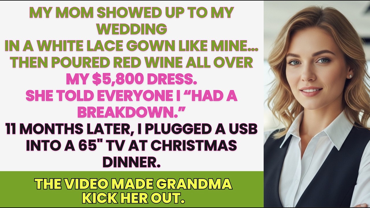 My Mom Poured Wine on My Wedding Dress — I Played the Video at Christmas