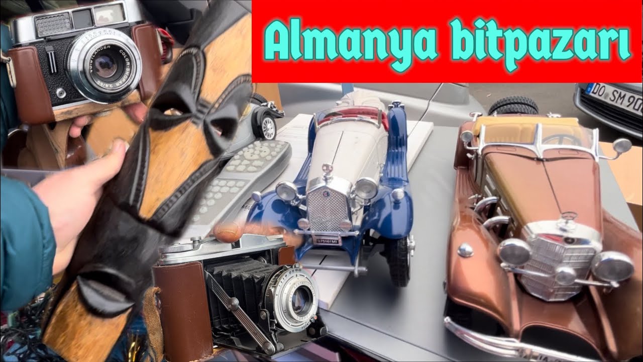Bitpazarı Dortmund Antikalar (15 Euro ya 1920 den kalma fotoğraf makinesi bulduk )