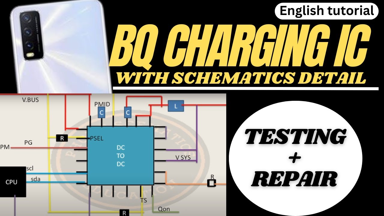 Mobile phone charging ic+Testing+Repair+bypass solution+Sechmatics Diagram knowledge 💯