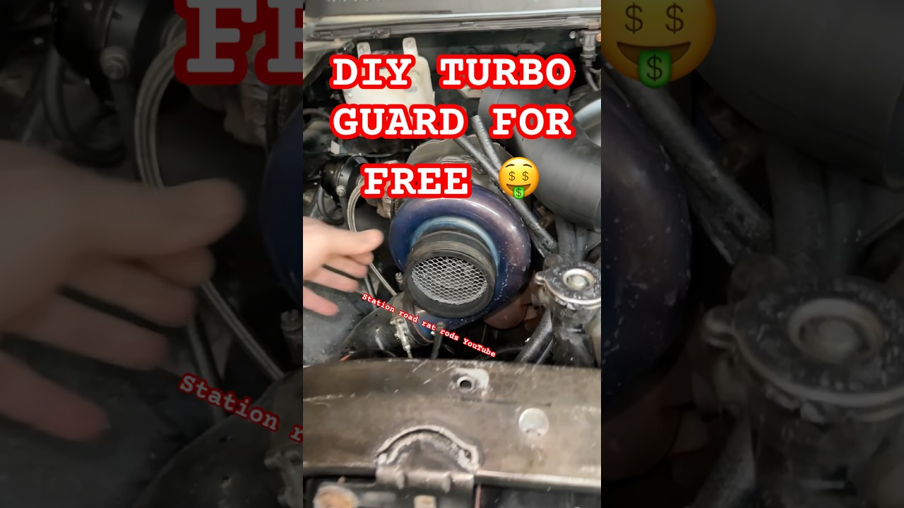 Free turbo guard using only an air filter. SICK! #shorts #turbo #boost #fyp #trending #custom #yay