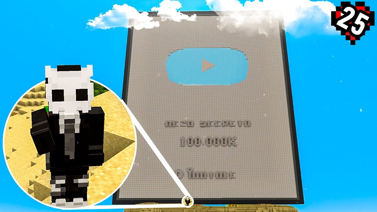 I Built the GIANT YouTube Play Button in Minecraft