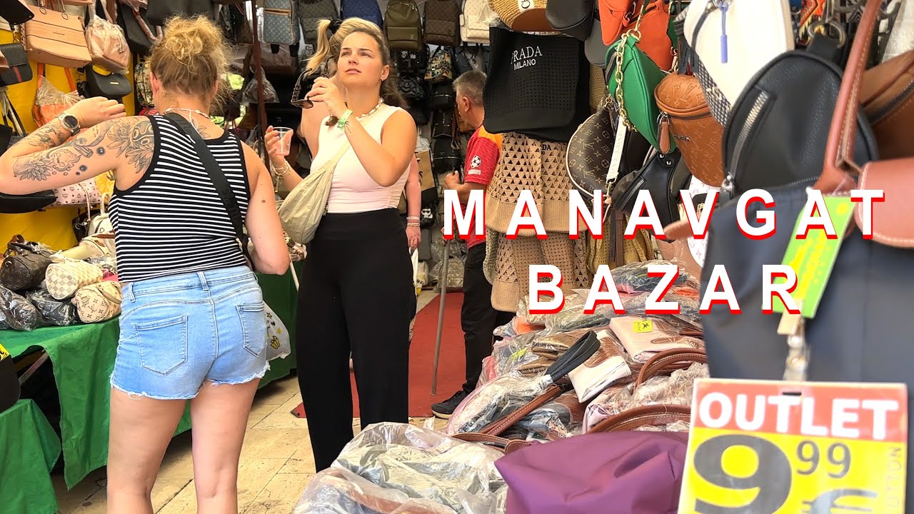Der Donnerstag Basar in Manavgat 4K. SiDE Türkei 2025 #Antalya #manavgat #bazaar #sideturkey