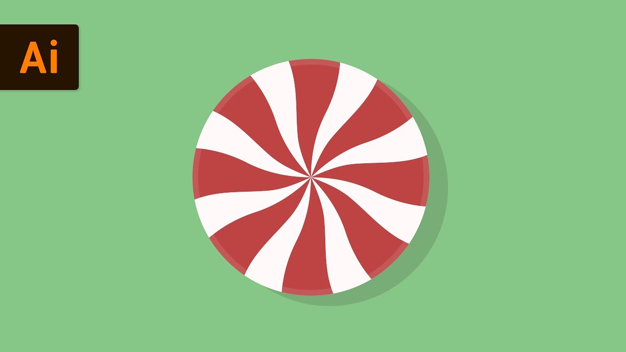 How to Make Vector Christmas Candy | Illustrator Tutorial