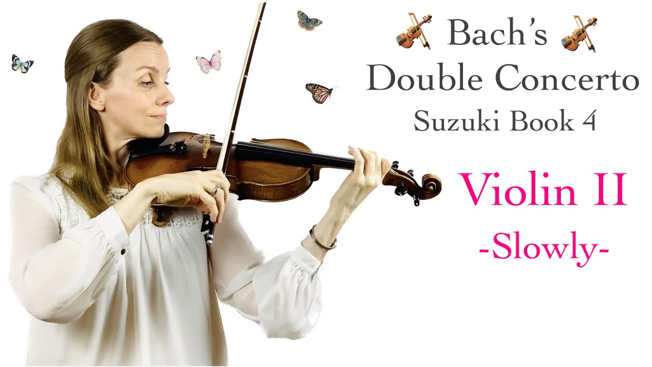 Make Learning this Beautiful Piece EASY!🦋🎻 Bach Double Concerto 2nd Violin