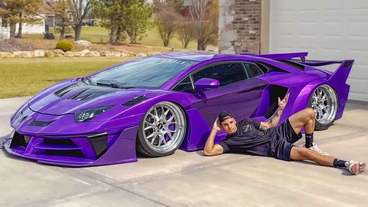 Revealing my Lamborghini Aventador’s $100K Custom Paint Job!