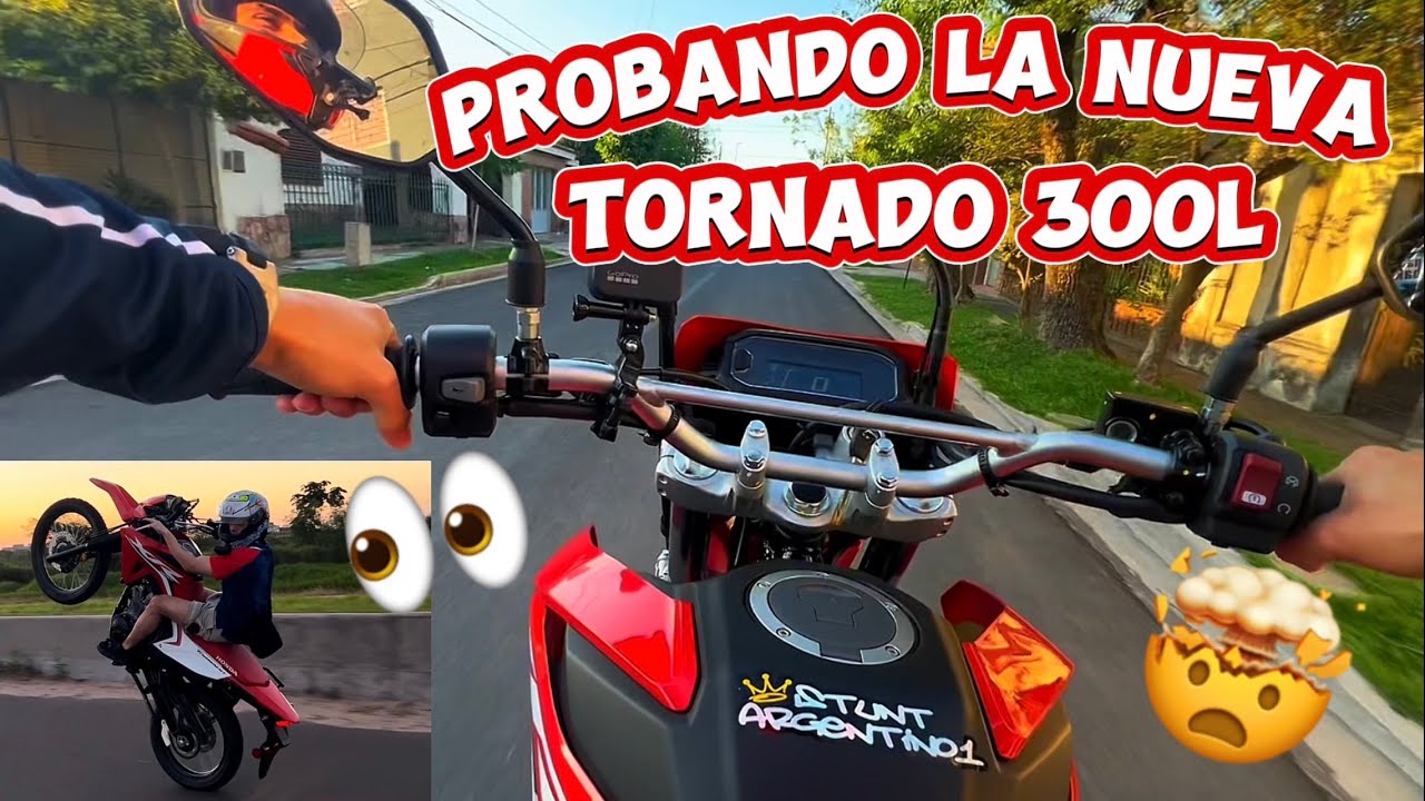 PROBANDO LA NUEVA TORNADO 300L🤯🚀