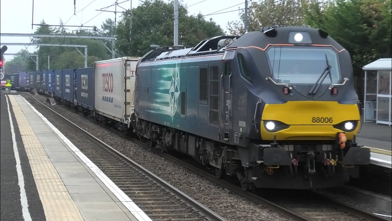 Fantastic day in Scotland at Best Places for Freight Trains at Whifflet Coatbridge Motherwell 23/09