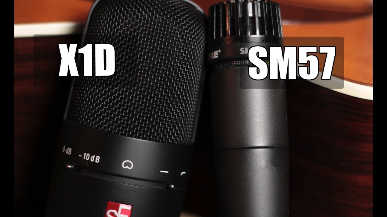 Shure SM57 vs SE X1D (acoustic guitar) (pt.1)