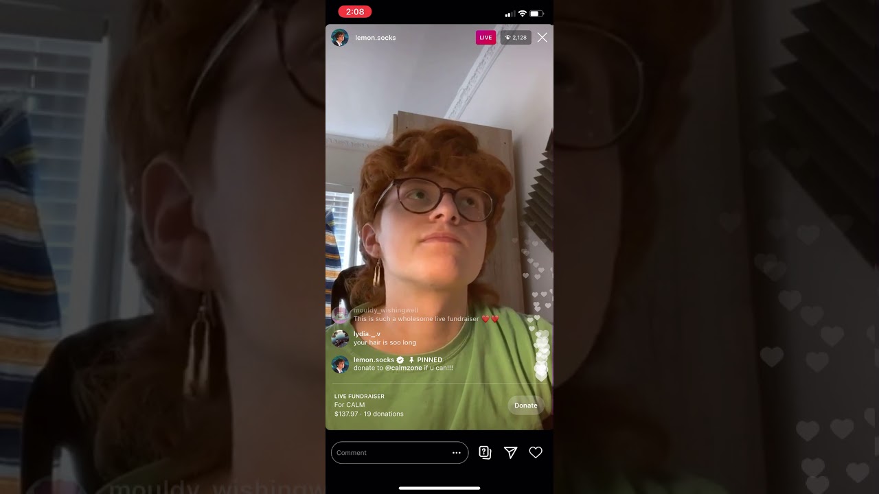 cavetown — let me feel low — instagram live