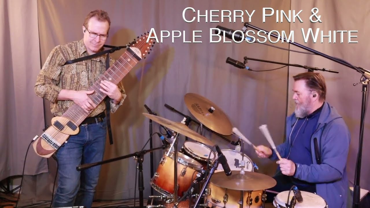 Cherry Pink & Apple Blossom White