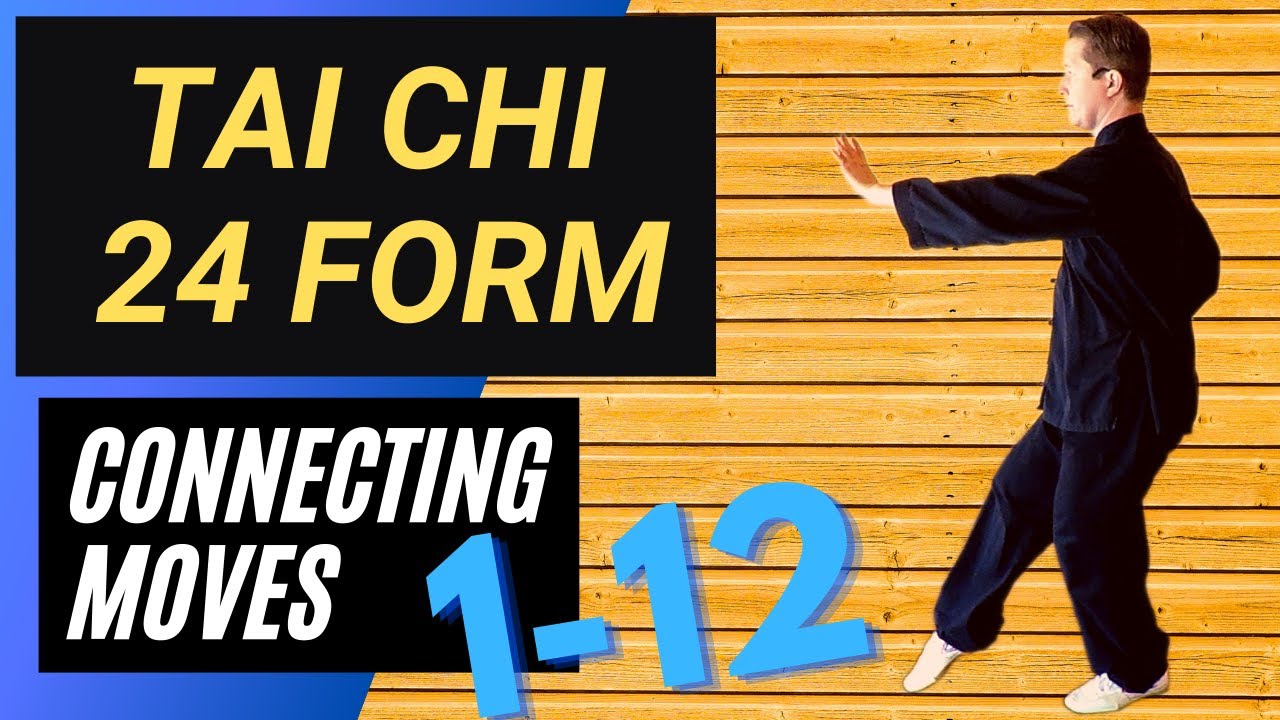 (11/23) Tai Chi 24 Form: Connecting Moves 1-12 (Follow along)