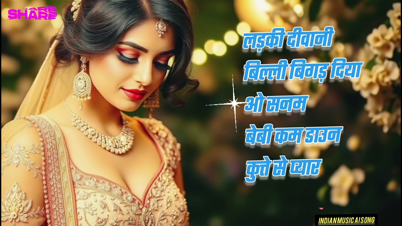 Ladki Deewani - New Official Music Song | New Remix DJ Song | Hindi Song | Indian Music Ai Song