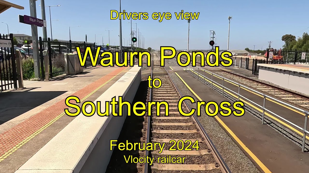Drivers eye view, Waurn Ponds to Southern Cross, Feb 2024