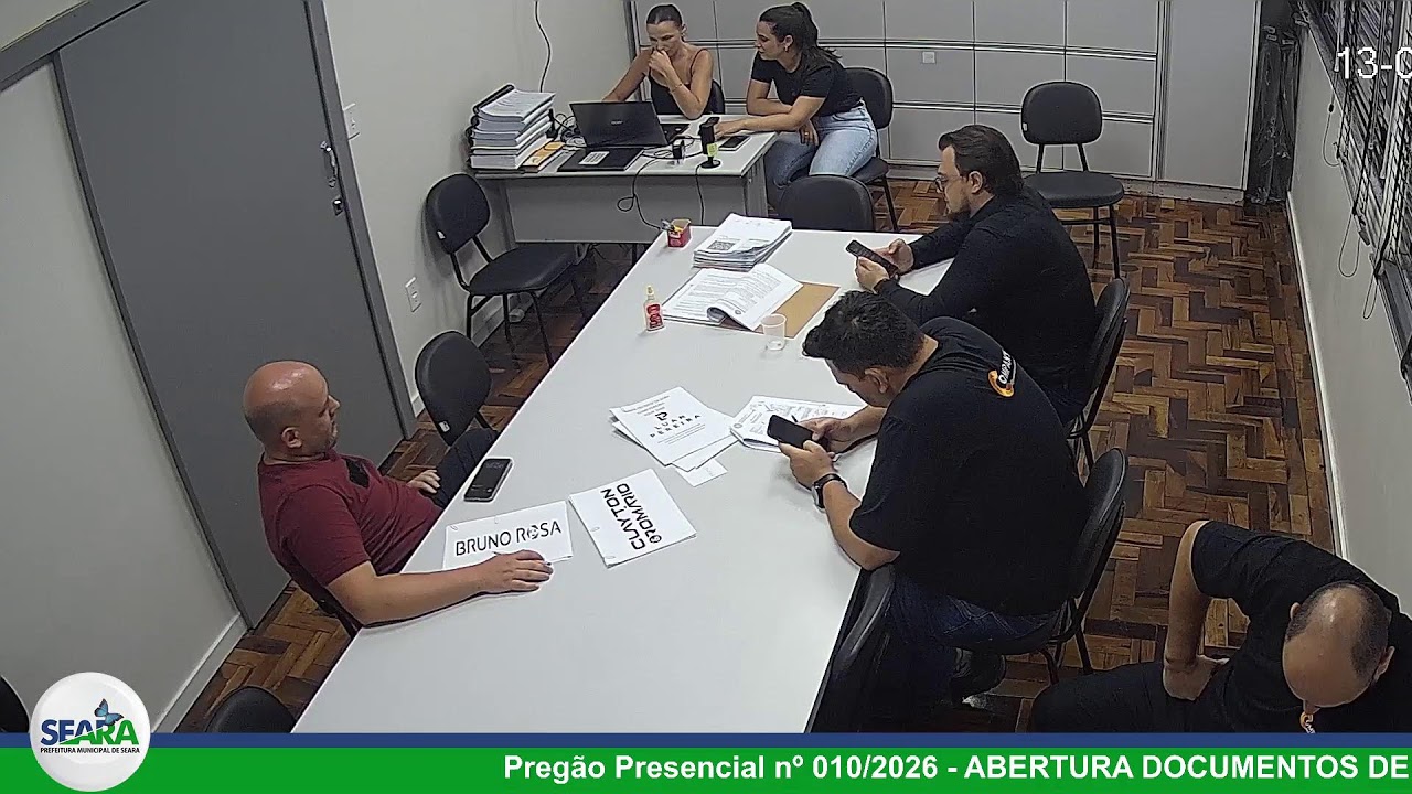 Pregão Presencial nº 010/2026 - ABERTURA DOCUMENTOS DE HABILITAÇÃO