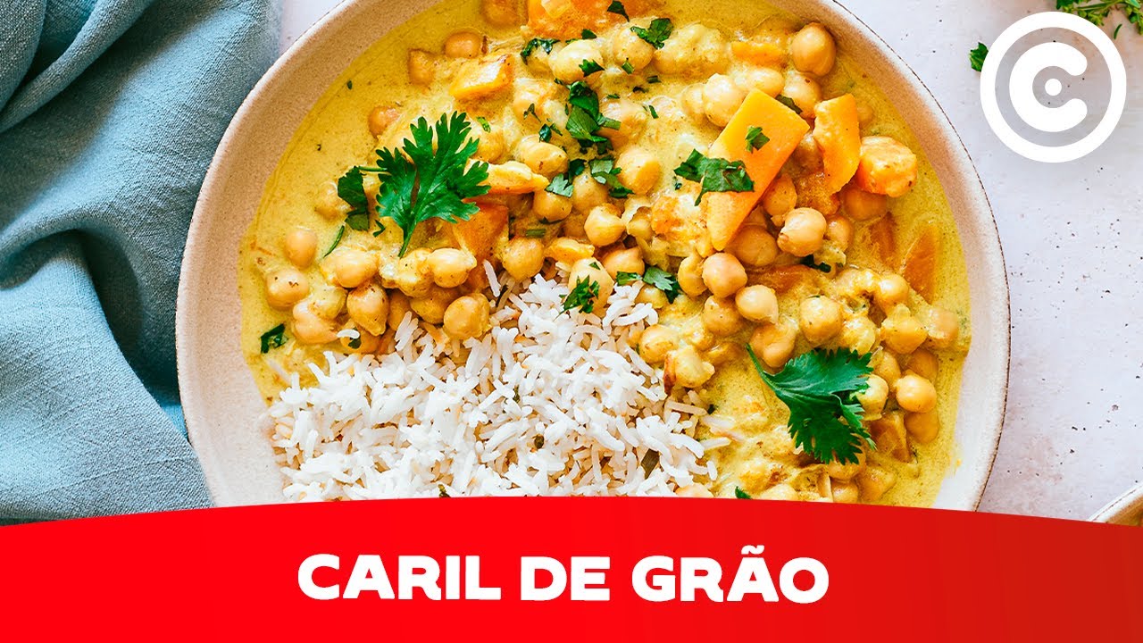 Caril de Grão de Bico: Receita Vegetariana cheia de sabor