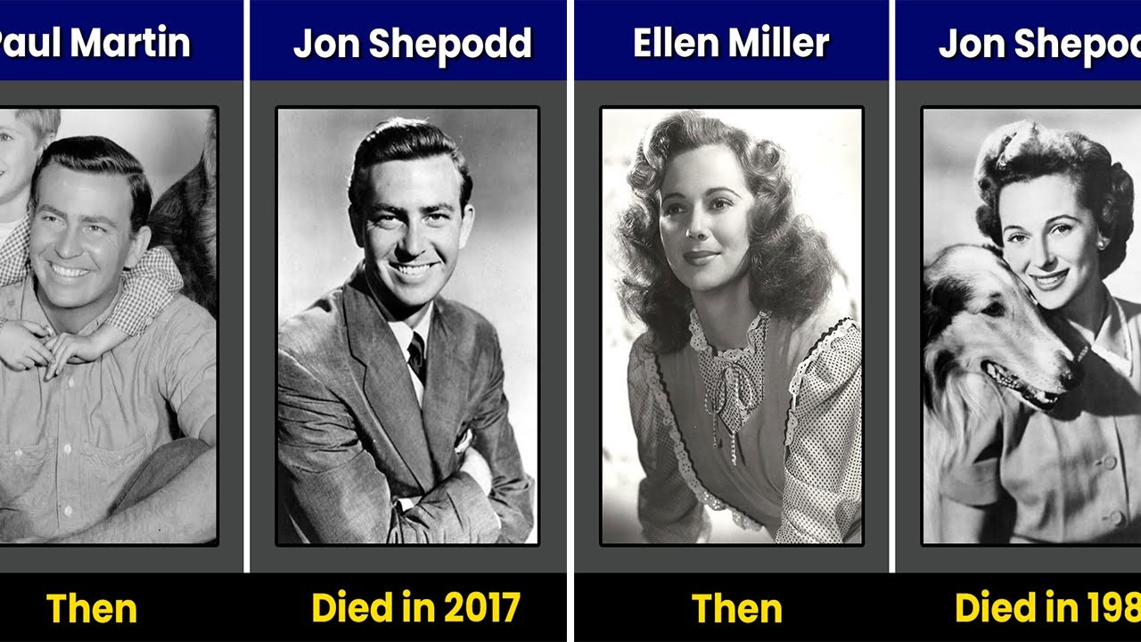 LASSIE (1954) Cast THEN AND NOW 2023