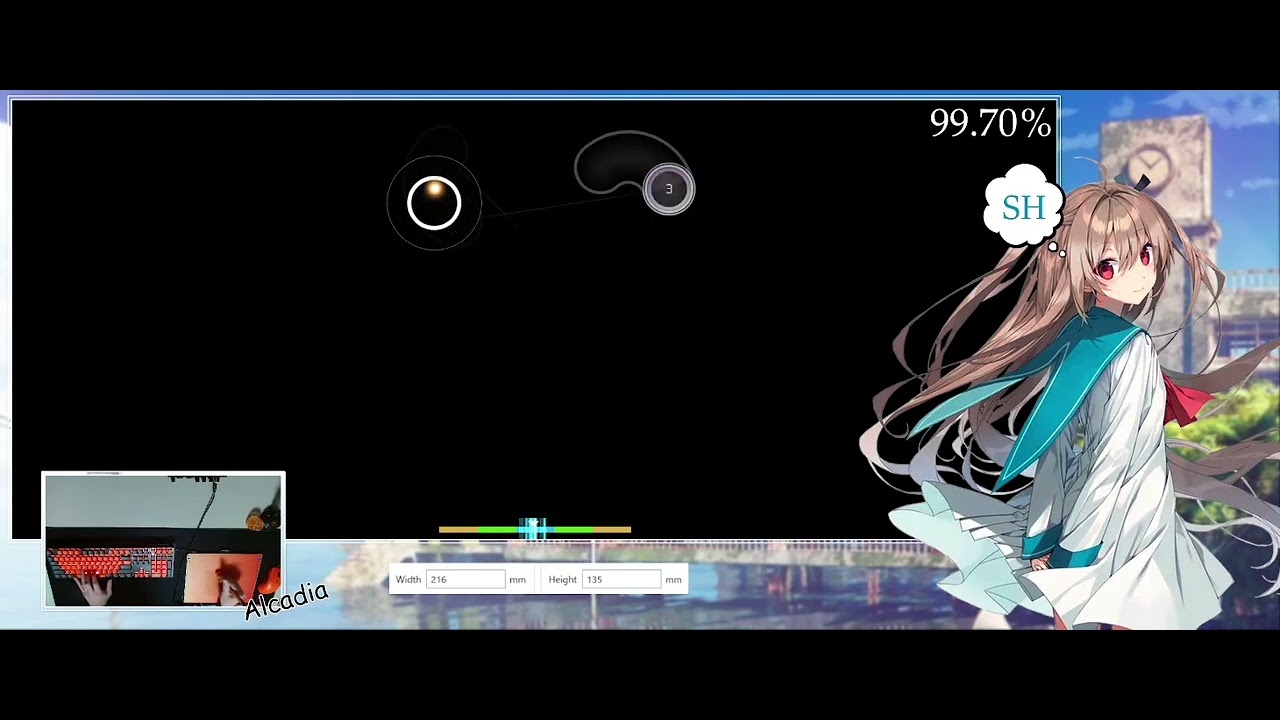 Kimiiro Hanabi (Album Ver.) Koori's Extra HDHR fc 99.49% 430pp  #2 in global,  #1 in Japan