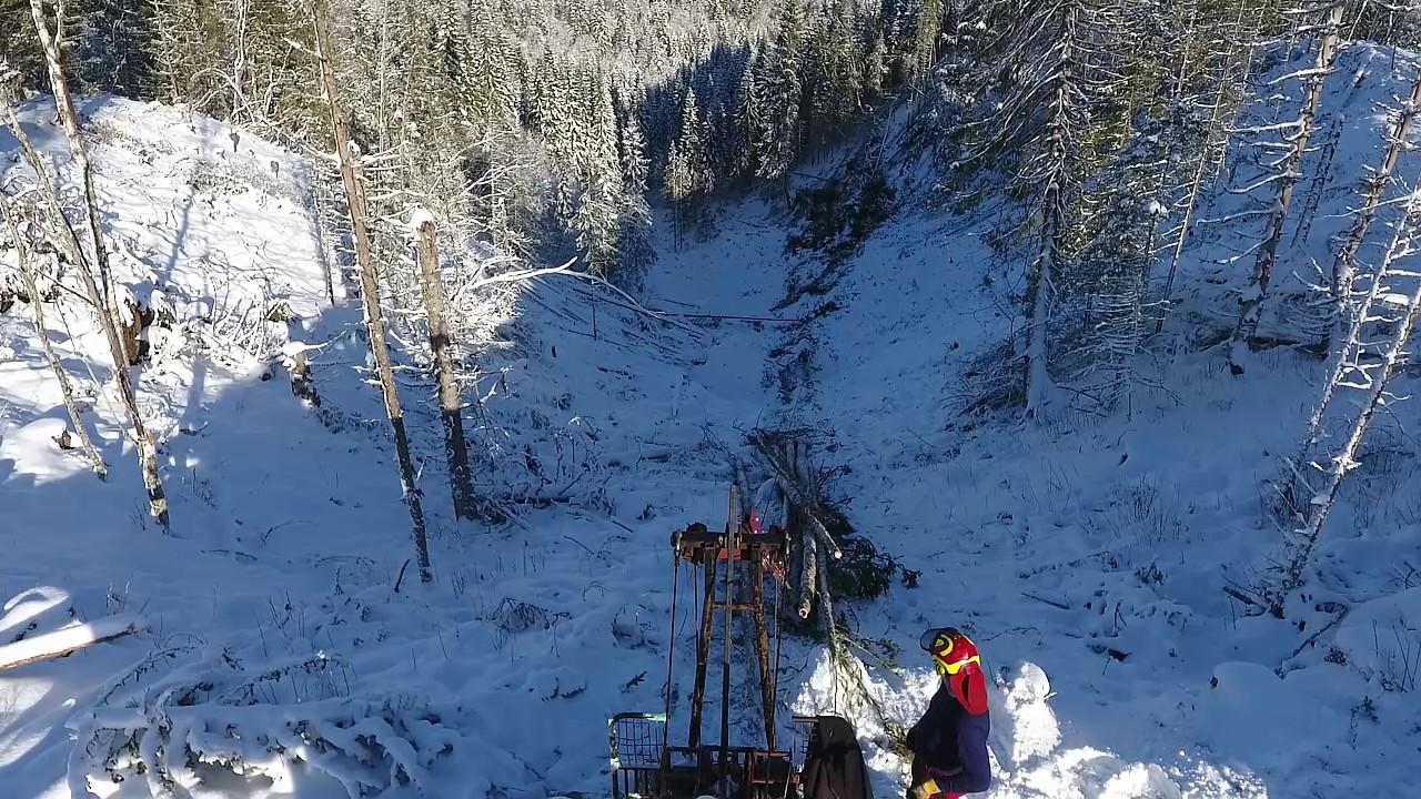 Fallbane og Drone. Igland 4000S og DJI P4