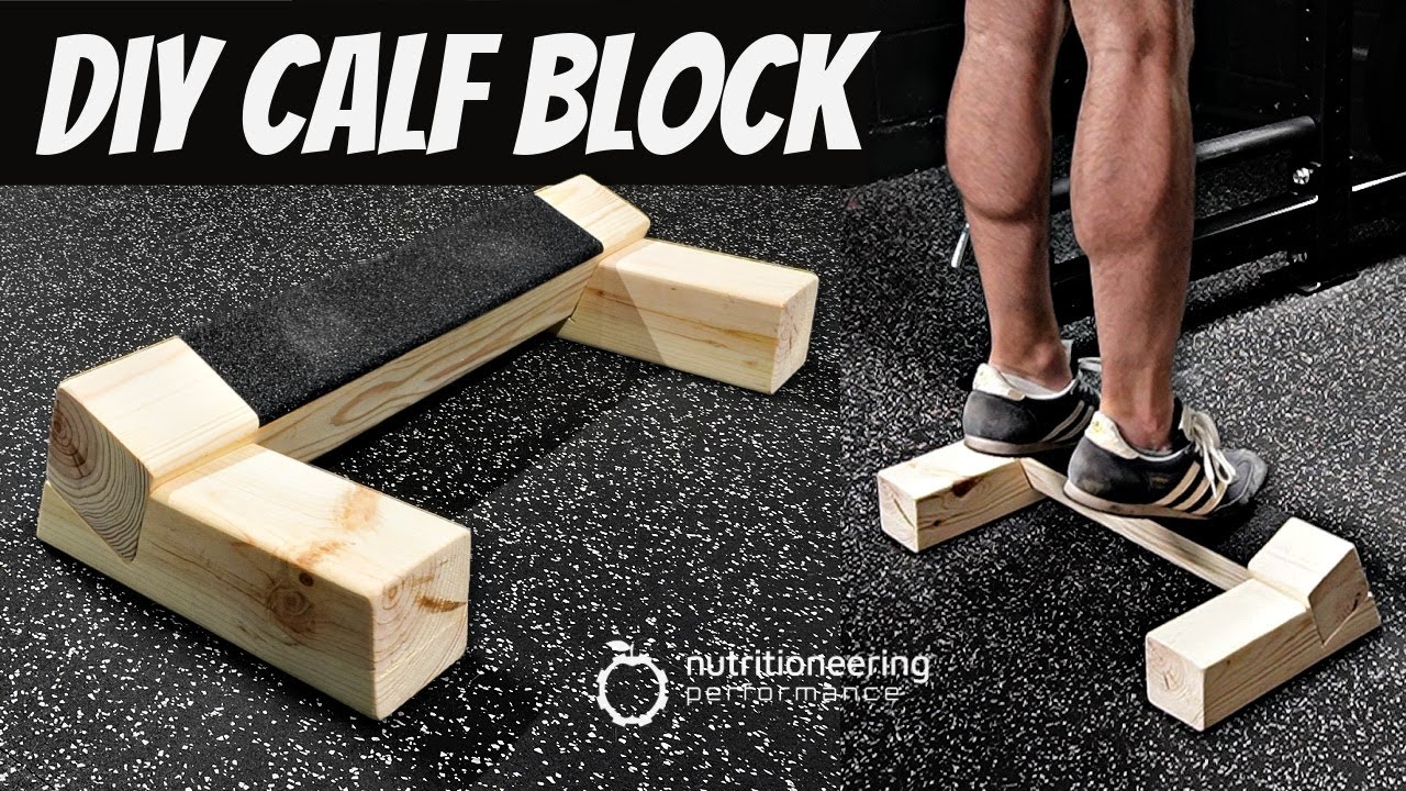 How I Built This Beefy DIY Calf Raise Block for My Home Gym