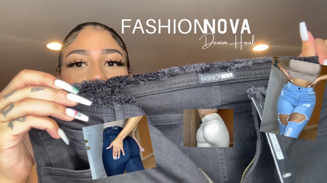 HUGE DENIM FASHION NOVA TRY-ON *thank me later*