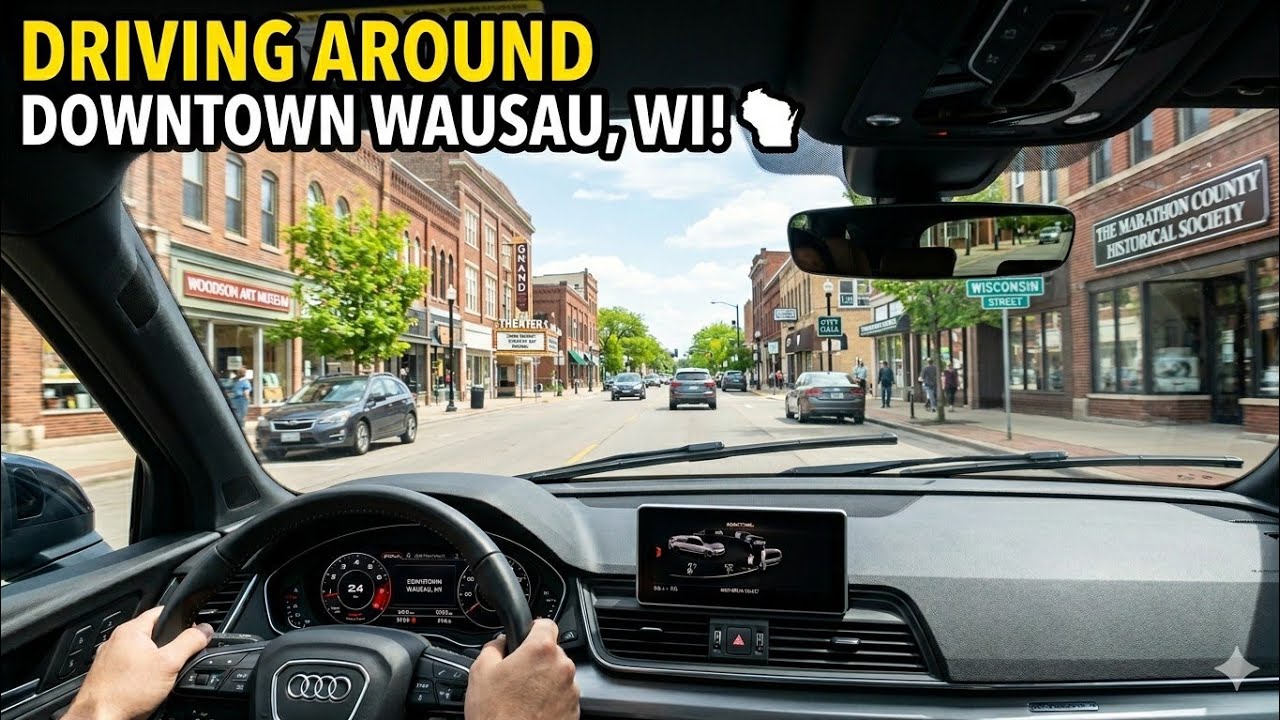 Drive Around Downtown Wausau