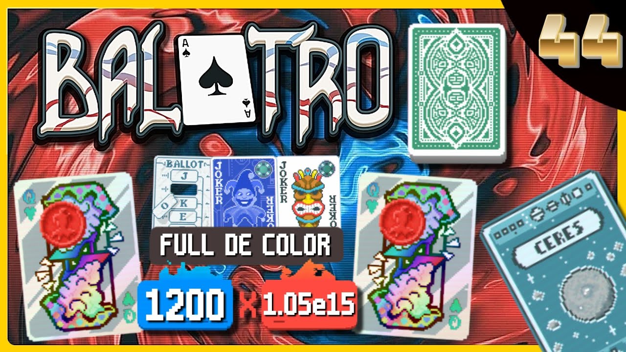 ¿HASTA QUE RONDA SE PUEDE LLEGAR CON FULL DE COLOR? || BALATRO DEL 0 AL 100%
