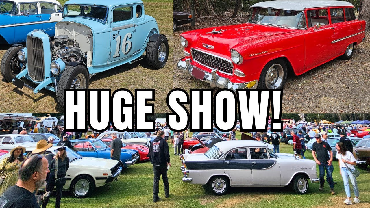 One of the BIGGEST car shows in Australia! 38th Annual Picnic At Hanging Rock classic Car Show