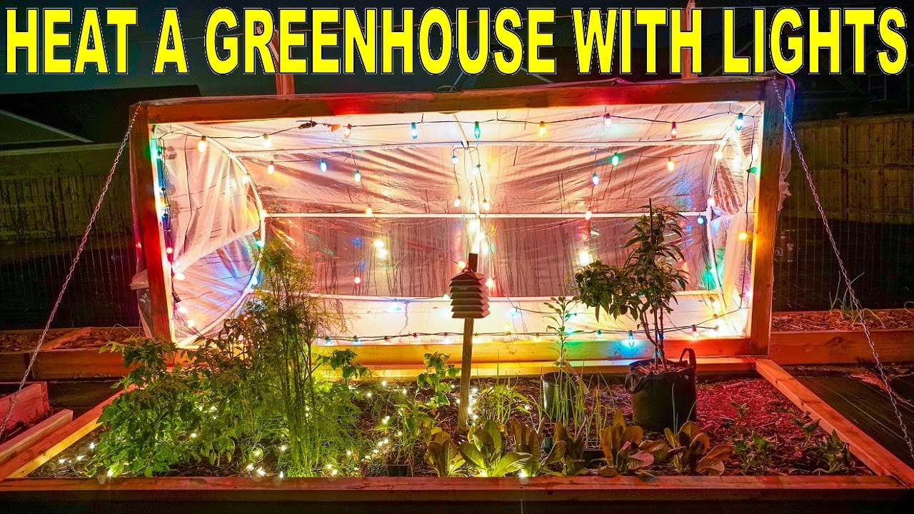 How To Heat A Hoop House By 20 Degrees Using Incandescent Lights