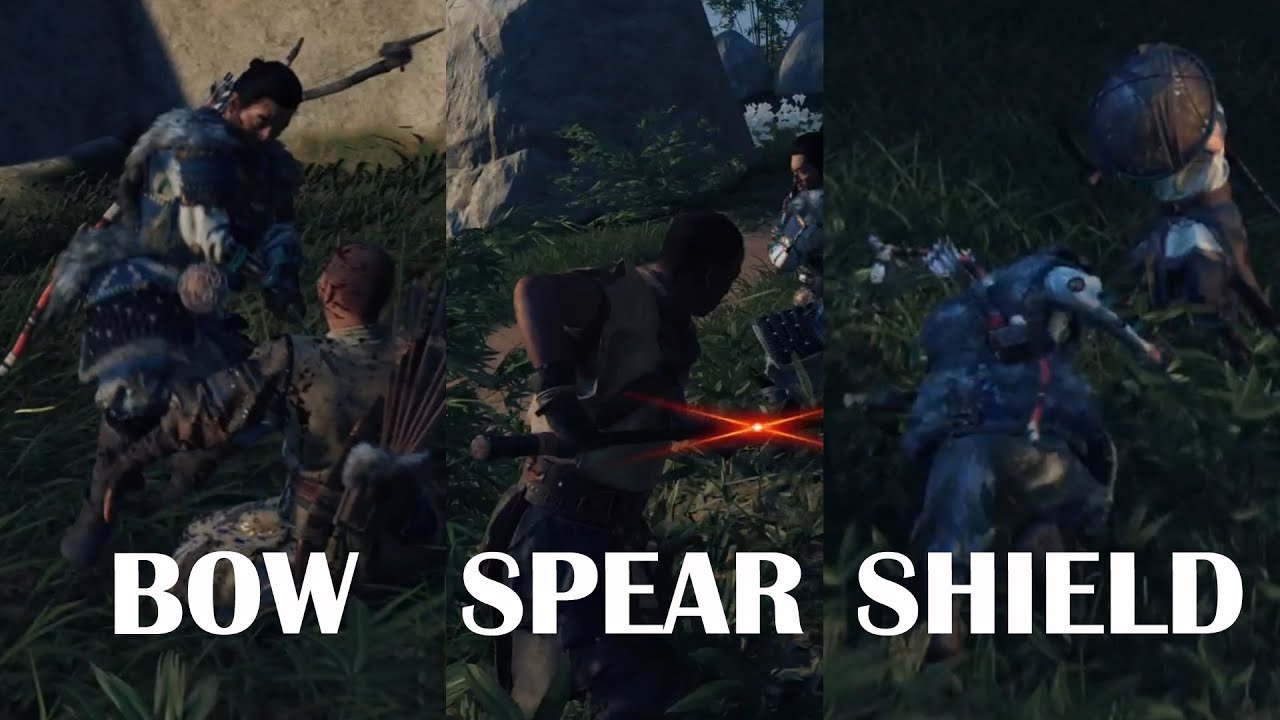 Tips for Instant Kill and How to Beat Enemy With a Bow, Spear, Shield Ghost of Tsushima PS5 Gameplay