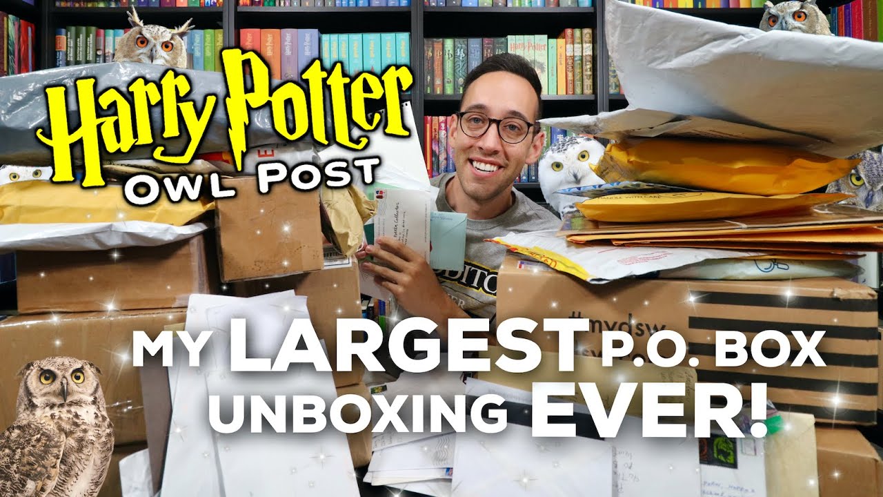 Harry Potter Owl Post | My (Second) LARGEST P.O. Box Unboxing