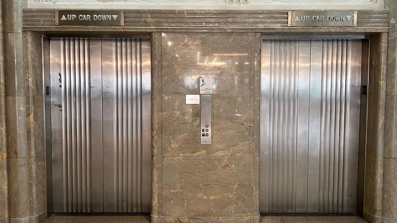 Rochester, NY: The Otis Touch Traction Elevator at the former Sibley's