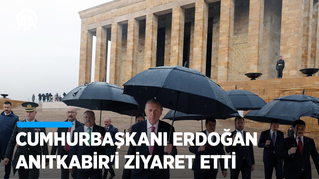 Cumhurbaşkanı Erdoğan, Anıtkabir'i ziyaret etti
