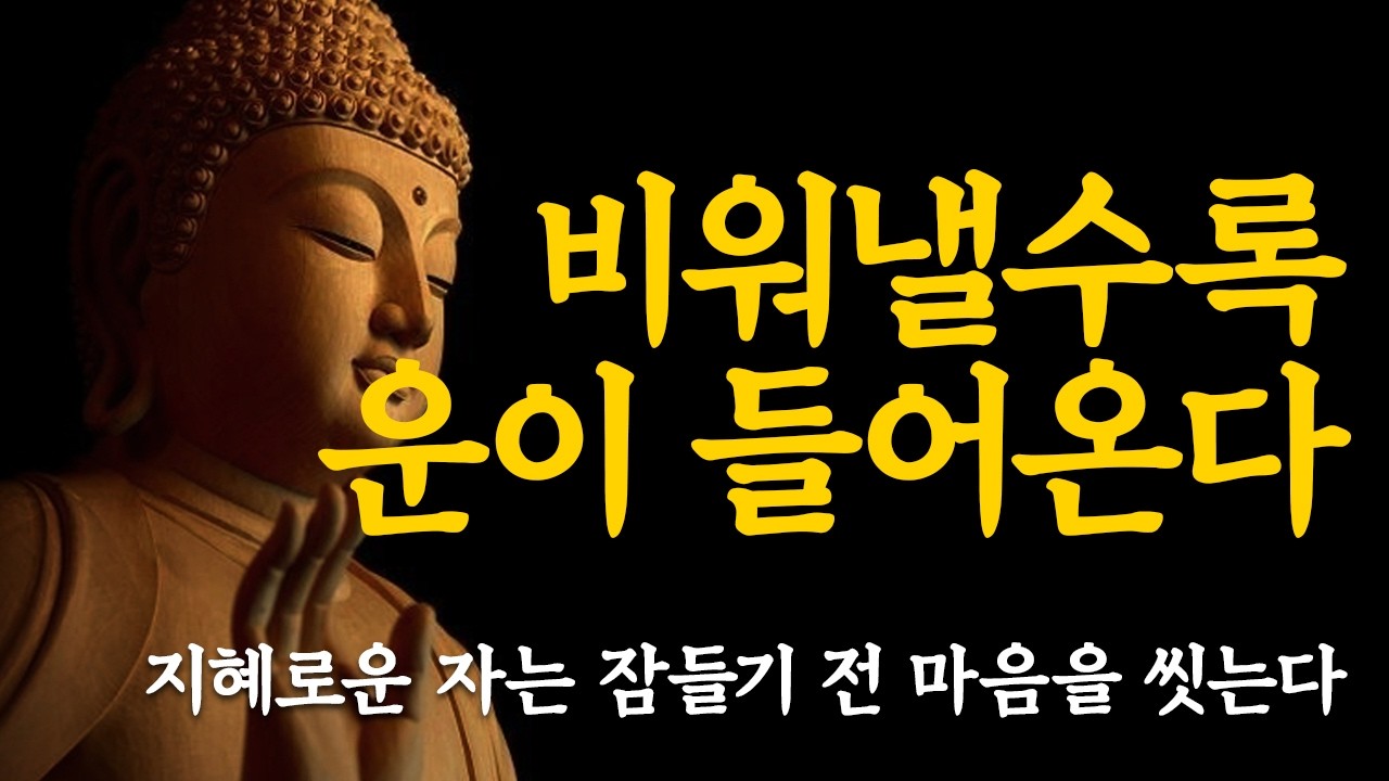 내려놓으니 비로소 풀리는 인생의 비밀 I 잘 때 듣는 부처님 말씀 3시간 모음집 I 관계, 돈, 건강 고민이 사라지는 지혜 I 석가모니 명언 I 인생 조언 I 오디오북 I 수면유도