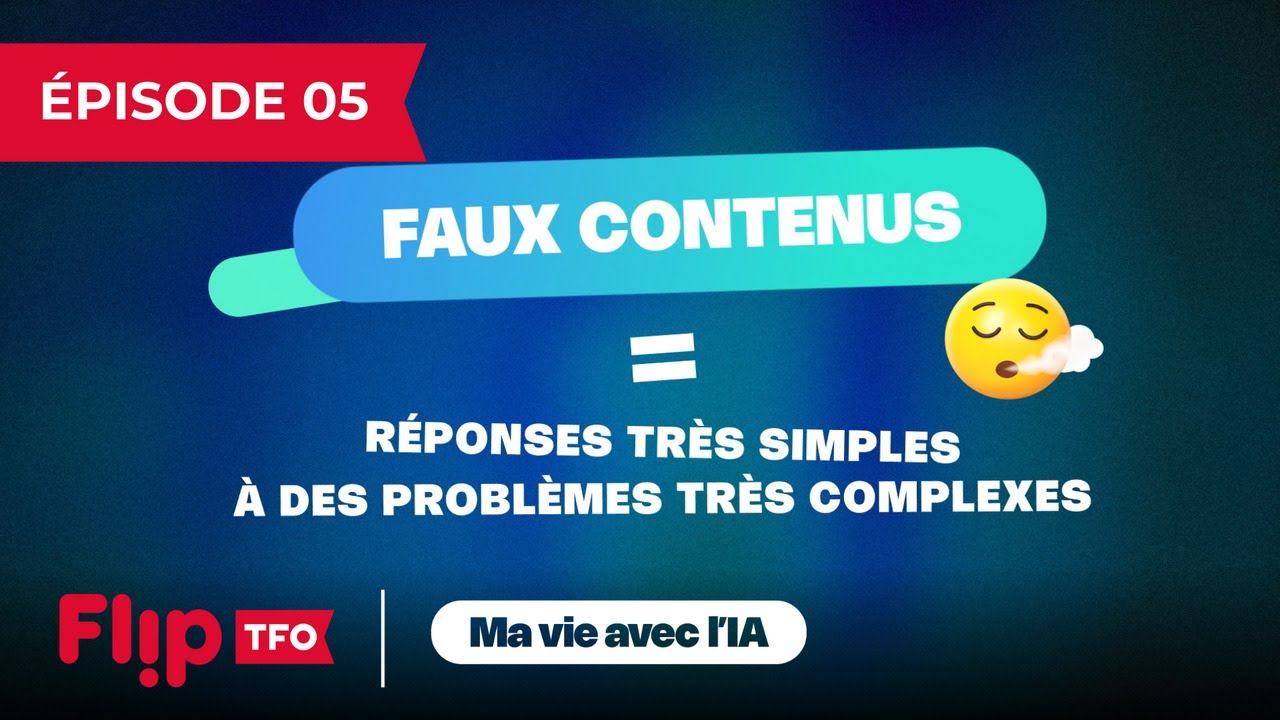 Ma vie avec l'IA | Hypertrucage : une nouvelle ère de la désinformation? | Sur TFO