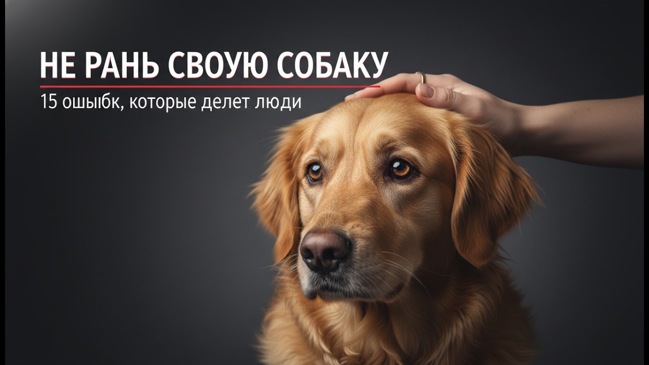 Психология собак: 15 повседневных ошибок, которые ранят вашего питомца