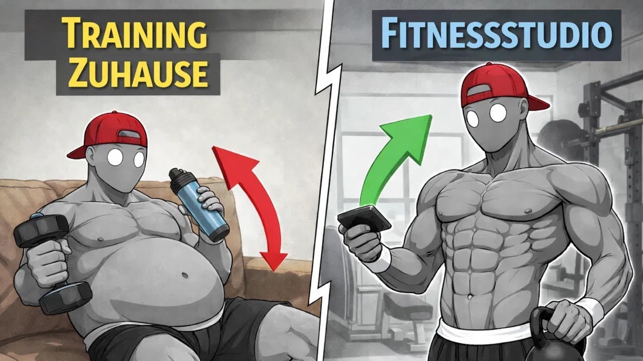 Heimtraining vs. Fitnessstudio: Was f&uuml;hrt zu schnellerem Muskelaufbau? Eine ehrliche Analyse