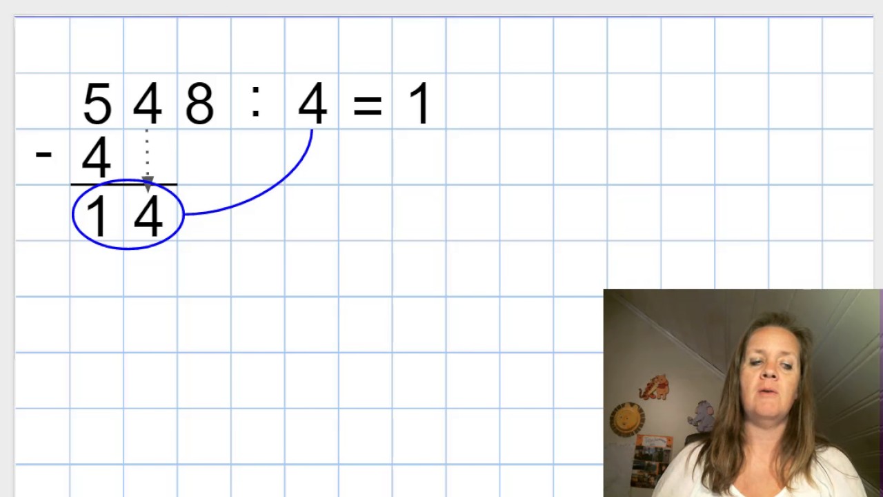 Divisjon flere siffer med ett siffer