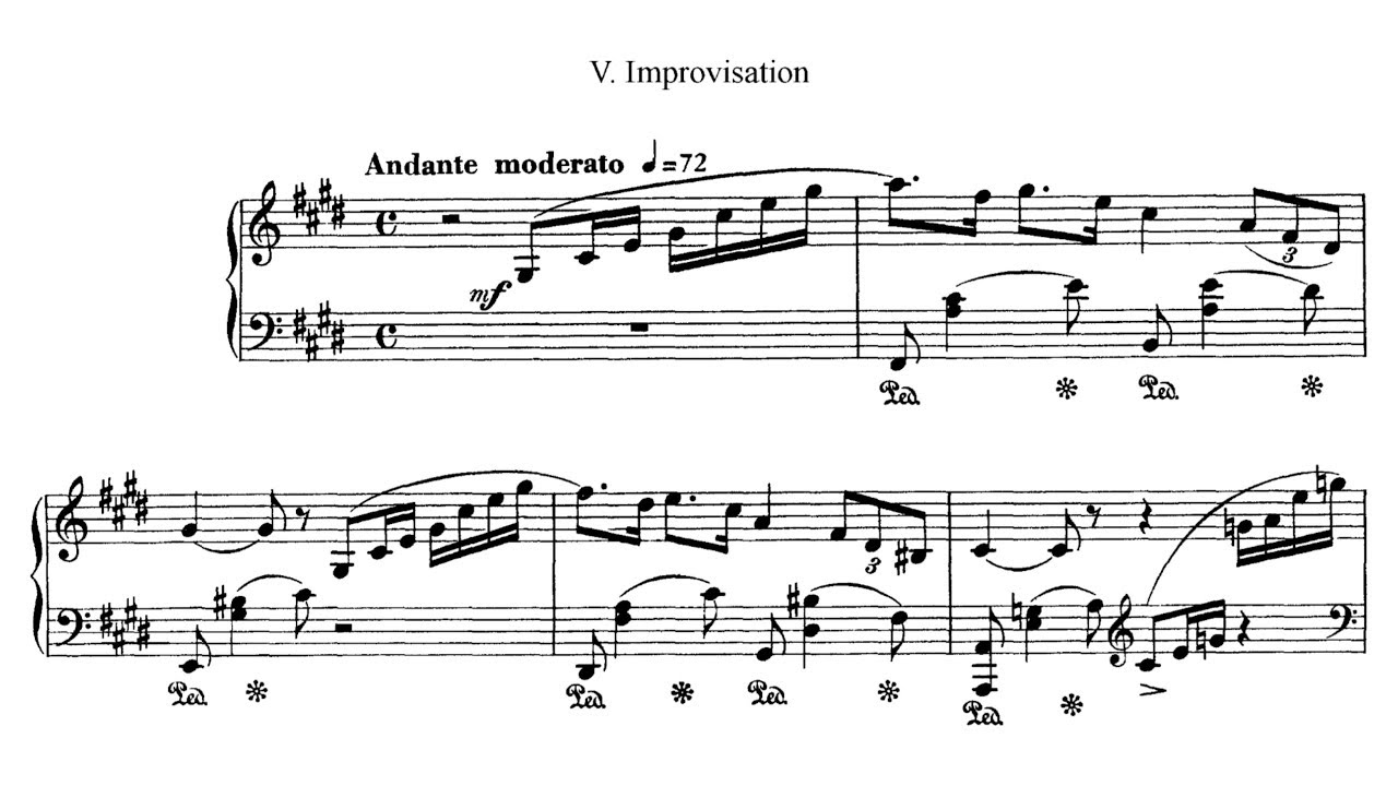 Gabriel Fauré - 8 Pièces brèves, Op. 84 (Crossley)