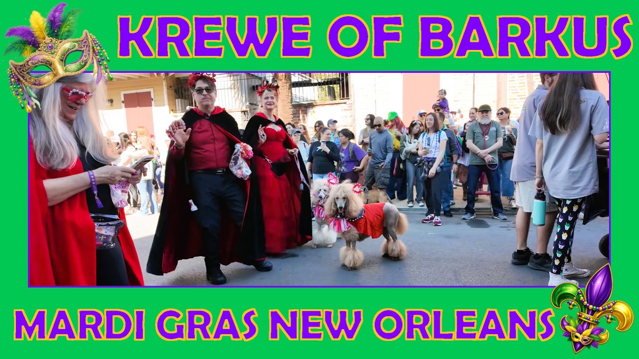 🎭🐾 Krewe of Barkus Mardi Gras Parade 2026, New Orleans, Louisiana 🎉